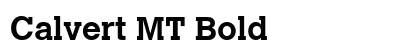 Calvert MT Bold preview