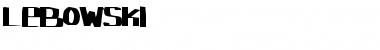 Download Lebowski Font