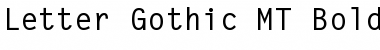 Download Letter Gothic MT Font