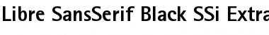 Download Libre SansSerif Black SSi Extra Bold Font Title Preview
