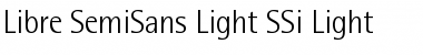 Download Libre SemiSans Light SSi Light Font Title Preview
