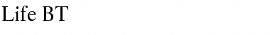 Download Life BT Roman Font Title Preview
