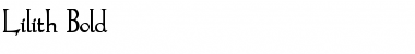 Download Lilith Bold Font Title Preview Download Lilith Bold Font Title Preview