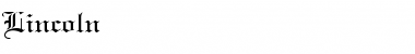 Download Lincoln Regular Font Title Preview Download Lincoln Regular Font Title Preview