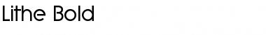 Download Lithe Bold Font Title Preview