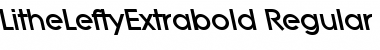 LitheLeftyExtrabold Regular Font Title Preview LitheLeftyExtrabold Regular Font Title Preview