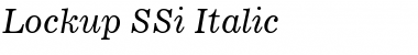 Download Lockup SSi Italic Font Title Preview