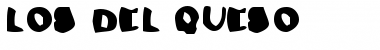 Download Los Del Queso Regular Font Title Preview