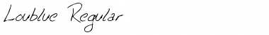 Download Loublue Regular Font Title Preview Download Loublue Regular Font Title Preview