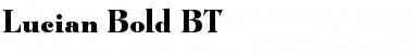 Download Lucian BT Bold Font Title Preview