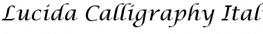 Download Lucida Calligraphy Italic Font