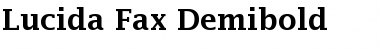 Download Lucida Fax Font