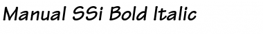 Download Manual SSi Bold Italic Font