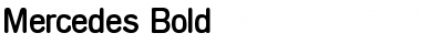 Download Mercedes Bold Font