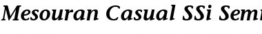 Download Mesouran Casual SSi Semi Bold Italic Font