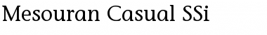 Download Mesouran Casual SSi Regular Font