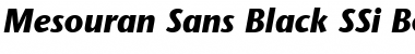 Download Mesouran Sans Black SSi Bold Italic Font