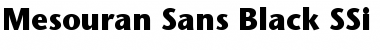 Download Mesouran Sans Black SSi Bold Font