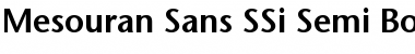 Download Mesouran Sans SSi Semi Bold Font