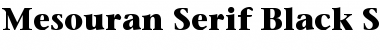 Download Mesouran Serif Black SSi Bold Font