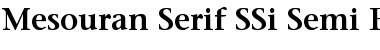 Download Mesouran Serif SSi Semi Bold Font