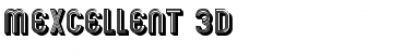 Download Mexcellent 3D Regular Font