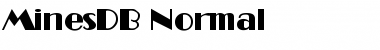 Download MinesDB Normal Font