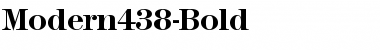 Download Modern438 Bold Font
