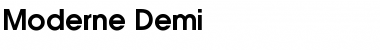 Download Moderne Demi Font