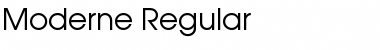 Download Moderne Regular Font