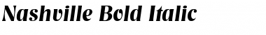 Download Nashville Bold Italic Font