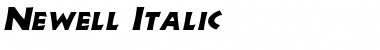 Download Newell Italic Font
