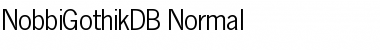 Download NobbiGothikDB Normal Font