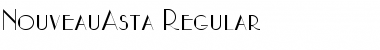 Download NouveauAsta Regular Font