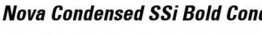 Download Nova Condensed SSi Bold Condensed Italic Font
