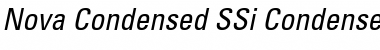 Download Nova Condensed SSi Condensed Italic Font
