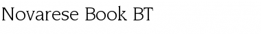 Download Novarese Bk BT Book Font