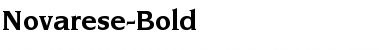 Download Novarese-Bold Regular Font