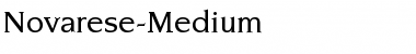 Download Novarese-Medium Regular Font