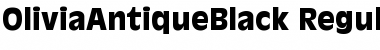 Download OliviaAntiqueBlack Font