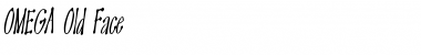 Download OMEGA Old Face Font Download OMEGA Old Face Font