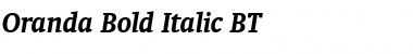 Download Oranda BT Font