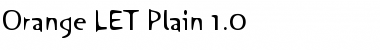 Download Orange LET Font Download Orange LET Font