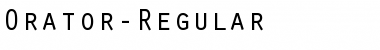 Download Orator Font Download Orator Font