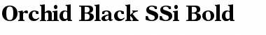 Download Orchid Black SSi Font