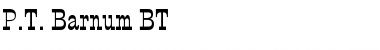 Download PTBarnum BT Font Download PTBarnum BT Font