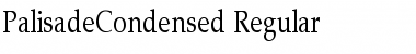 Download PalisadeCondensed Font