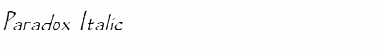 Download Paradox Font