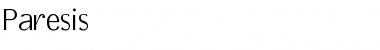Download Paresis Font Download Paresis Font