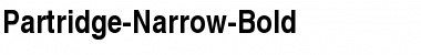 Download Partridge-Narrow-Bold Regular Font